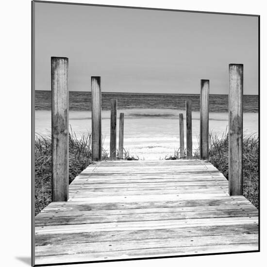 Cuba Fuerte Collection SQ II - Boardwalk on the Beach-Philippe Hugonnard-Mounted Photographic Print
