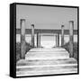 Cuba Fuerte Collection SQ II - Boardwalk on the Beach-Philippe Hugonnard-Framed Stretched Canvas