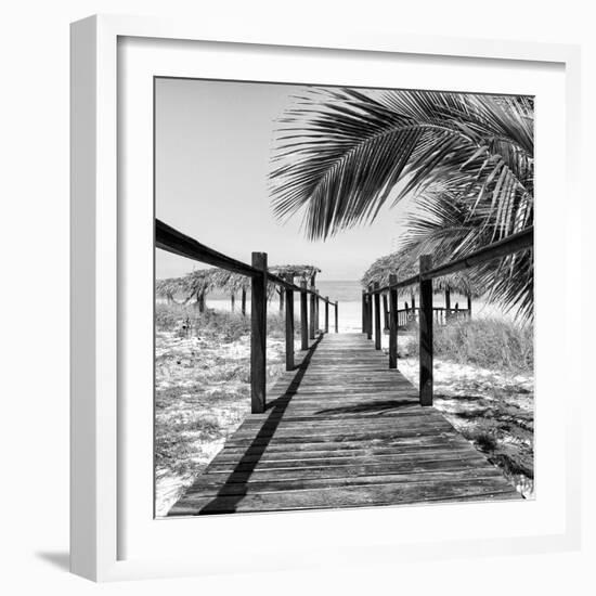 Cuba Fuerte Collection SQ II - Way to the Beach-Philippe Hugonnard-Framed Photographic Print