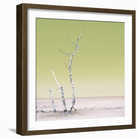 Cuba Fuerte Collection SQ - Ocean Nature - Pastel Yellow-Philippe Hugonnard-Framed Photographic Print