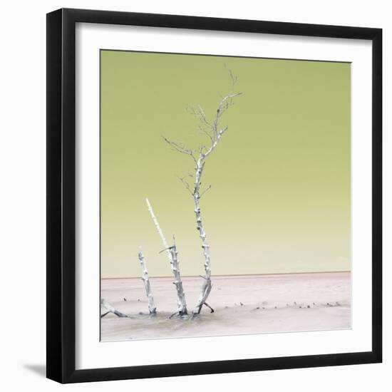 Cuba Fuerte Collection SQ - Ocean Nature - Pastel Yellow-Philippe Hugonnard-Framed Photographic Print