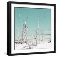 Cuba Fuerte Collection SQ - Ocean Wild Nature - Pastel Coral Green-Philippe Hugonnard-Framed Photographic Print