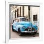 Cuba Fuerte Collection SQ - Old Blue Chevrolet in Havana-Philippe Hugonnard-Framed Photographic Print