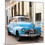 Cuba Fuerte Collection SQ - Old Blue Chevrolet in Havana-Philippe Hugonnard-Mounted Photographic Print