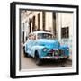 Cuba Fuerte Collection SQ - Old Blue Chevrolet in Havana-Philippe Hugonnard-Framed Photographic Print