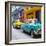 Cuba Fuerte Collection SQ - Old Cars Chevrolet Turquoise and Yellow-Philippe Hugonnard-Framed Photographic Print