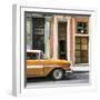 Cuba Fuerte Collection SQ - Old Classic American Orange Car-Philippe Hugonnard-Framed Photographic Print