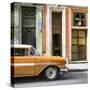 Cuba Fuerte Collection SQ - Old Classic American Orange Car-Philippe Hugonnard-Stretched Canvas