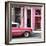 Cuba Fuerte Collection SQ - Old Classic American Pink Car-Philippe Hugonnard-Framed Photographic Print