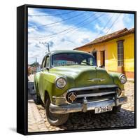 Cuba Fuerte Collection SQ - Old Cuban Chevy-Philippe Hugonnard-Framed Stretched Canvas