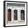 Cuba Fuerte Collection SQ - Old Cuban Facade-Philippe Hugonnard-Framed Photographic Print