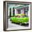 Cuba Fuerte Collection SQ - Old Cuban Green Car-Philippe Hugonnard-Framed Photographic Print