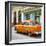 Cuba Fuerte Collection SQ - Old Cuban Orange Car-Philippe Hugonnard-Framed Photographic Print