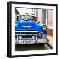 Cuba Fuerte Collection SQ - Old Cuban Taxi-Philippe Hugonnard-Framed Photographic Print