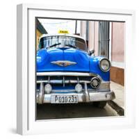 Cuba Fuerte Collection SQ - Old Cuban Taxi-Philippe Hugonnard-Framed Photographic Print