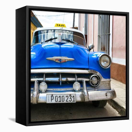 Cuba Fuerte Collection SQ - Old Cuban Taxi-Philippe Hugonnard-Framed Stretched Canvas