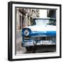 Cuba Fuerte Collection SQ - Old Ford Blue Car-Philippe Hugonnard-Framed Photographic Print