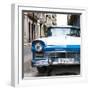 Cuba Fuerte Collection SQ - Old Ford Blue Car-Philippe Hugonnard-Framed Photographic Print