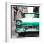 Cuba Fuerte Collection SQ - Old Ford Green Car-Philippe Hugonnard-Framed Photographic Print