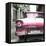 Cuba Fuerte Collection SQ - Old Ford Pink Car-Philippe Hugonnard-Framed Stretched Canvas