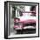 Cuba Fuerte Collection SQ - Old Ford Pink Car-Philippe Hugonnard-Framed Photographic Print