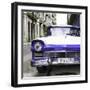 Cuba Fuerte Collection SQ - Old Ford Purple Car-Philippe Hugonnard-Framed Photographic Print