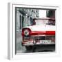 Cuba Fuerte Collection SQ - Old Ford Red Car-Philippe Hugonnard-Framed Photographic Print