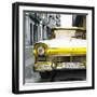 Cuba Fuerte Collection SQ - Old Ford Yellow Car-Philippe Hugonnard-Framed Photographic Print