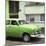 Cuba Fuerte Collection SQ - Old Green Car in the Streets of Havana-Philippe Hugonnard-Mounted Photographic Print