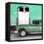 Cuba Fuerte Collection SQ - Old Green Car-Philippe Hugonnard-Framed Stretched Canvas