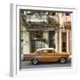 Cuba Fuerte Collection SQ - Old Orange Car in Havana-Philippe Hugonnard-Framed Photographic Print