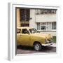 Cuba Fuerte Collection SQ - Old Orange Car in the Streets of Havana-Philippe Hugonnard-Framed Photographic Print