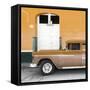 Cuba Fuerte Collection SQ - Old Orange Car-Philippe Hugonnard-Framed Stretched Canvas