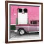 Cuba Fuerte Collection SQ - Old Pink Car-Philippe Hugonnard-Framed Photographic Print