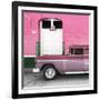 Cuba Fuerte Collection SQ - Old Pink Car-Philippe Hugonnard-Framed Photographic Print