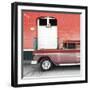 Cuba Fuerte Collection SQ - Old Red Car-Philippe Hugonnard-Framed Photographic Print