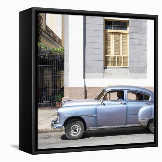 Cuba Fuerte Collection SQ - Old Taxi-Philippe Hugonnard-Framed Stretched Canvas