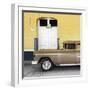 Cuba Fuerte Collection SQ - Old Yellow Car-Philippe Hugonnard-Framed Photographic Print