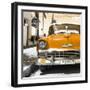 Cuba Fuerte Collection SQ - Orange Chevy-Philippe Hugonnard-Framed Photographic Print