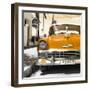 Cuba Fuerte Collection SQ - Orange Chevy-Philippe Hugonnard-Framed Premium Photographic Print