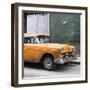 Cuba Fuerte Collection SQ - Orange Chevy-Philippe Hugonnard-Framed Photographic Print