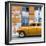 Cuba Fuerte Collection SQ - Orange Classic American Car-Philippe Hugonnard-Framed Photographic Print