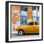 Cuba Fuerte Collection SQ - Orange Classic American Car-Philippe Hugonnard-Framed Photographic Print