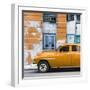 Cuba Fuerte Collection SQ - Orange Classic American Car-Philippe Hugonnard-Framed Photographic Print