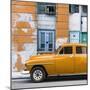 Cuba Fuerte Collection SQ - Orange Classic American Car-Philippe Hugonnard-Mounted Photographic Print