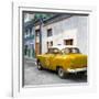 Cuba Fuerte Collection SQ - Orange Taxi Pontiac 1953-Philippe Hugonnard-Framed Photographic Print