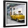 Cuba Fuerte Collection SQ - Orange Taxi Pontiac 1953-Philippe Hugonnard-Framed Photographic Print