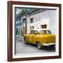 Cuba Fuerte Collection SQ - Orange Taxi Pontiac 1953-Philippe Hugonnard-Framed Photographic Print