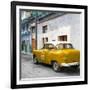 Cuba Fuerte Collection SQ - Orange Taxi Pontiac 1953-Philippe Hugonnard-Framed Photographic Print