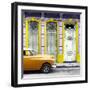 Cuba Fuerte Collection SQ - Orange Vintage Car in Havana II-Philippe Hugonnard-Framed Photographic Print